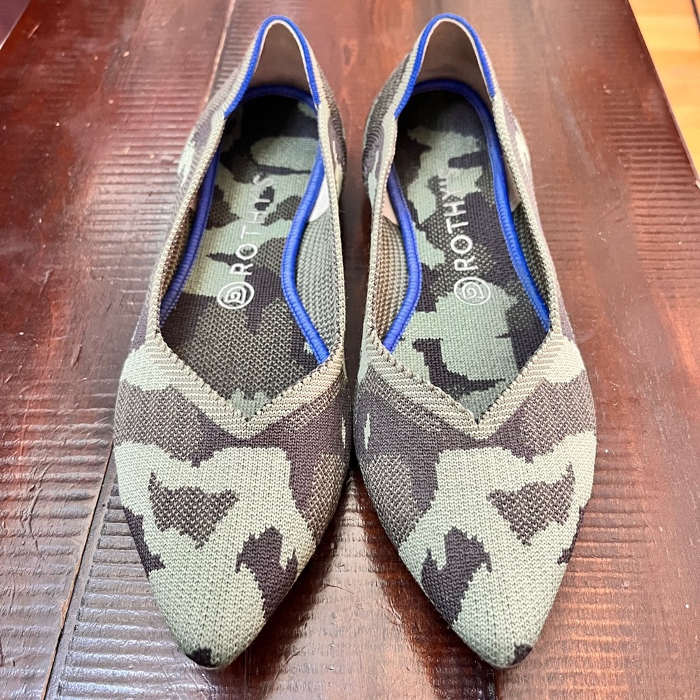 Rothy’s 10 point shoe, camo